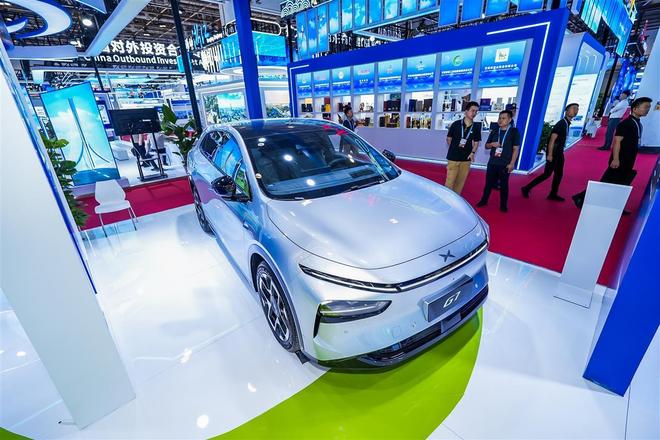 “湖北造”小鹏汽车亮相:第二十五届投洽会上湖北馆展示六大板块